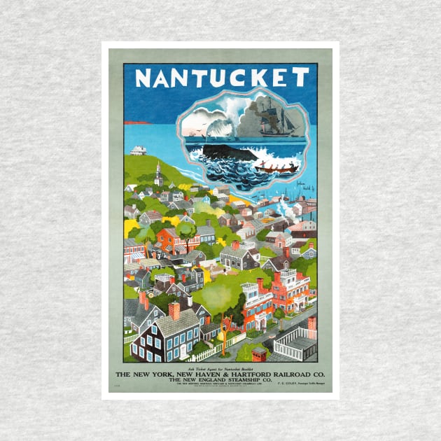 Vintage Travel Poster USA Nantucket by vintagetreasure